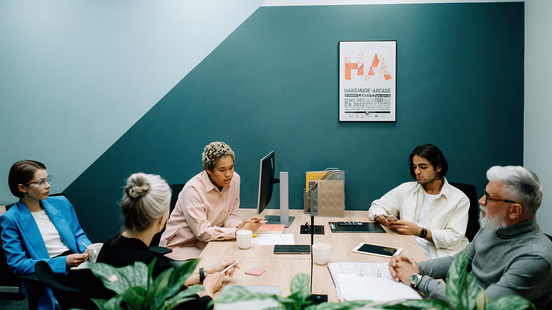 Accountants collaborating on nonprofit compliance