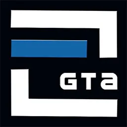 GTA Accounting Group logo featuring a modern design with blue and white elements, representing professional accounting services in Jersey City, NJ.